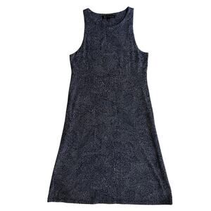 Athleta Dress Women’s Small Santorini Thera Printed A-Line Blue Stretch